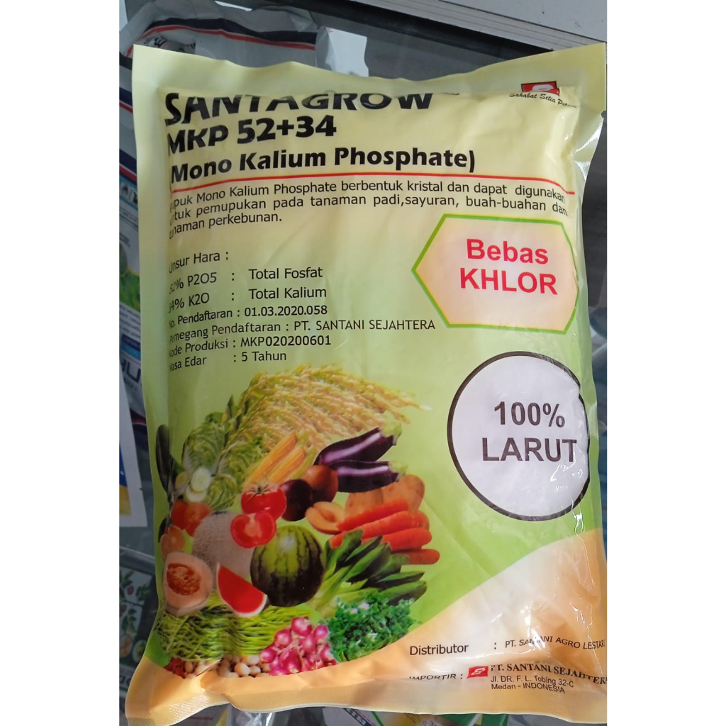 Pupuk Santagrow mkp 52+34 Santani - 1 KG