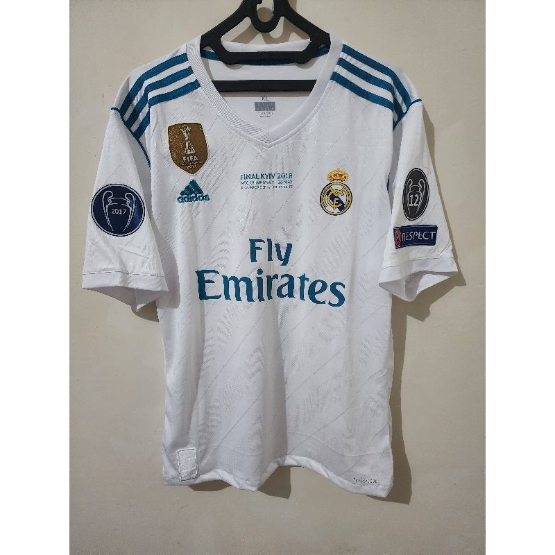 Jersey Real Madrid GO 2017 2018 nns Ronaldo 7 full Patch UCL size XL