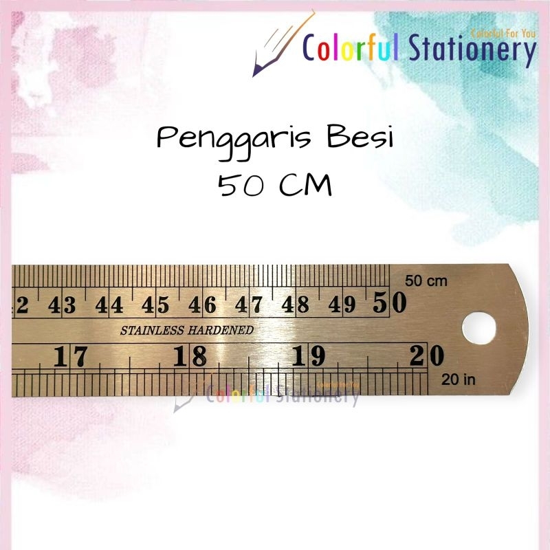 

Penggaris Besi/Mistar Besi Trifelo 50cm