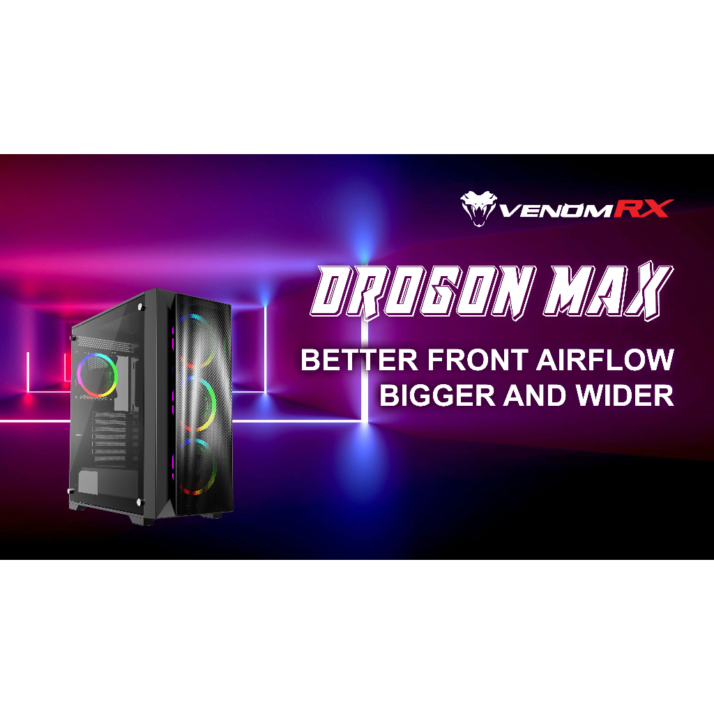 Venom RX Case Drogon MAX (include 4 Fan RGB)