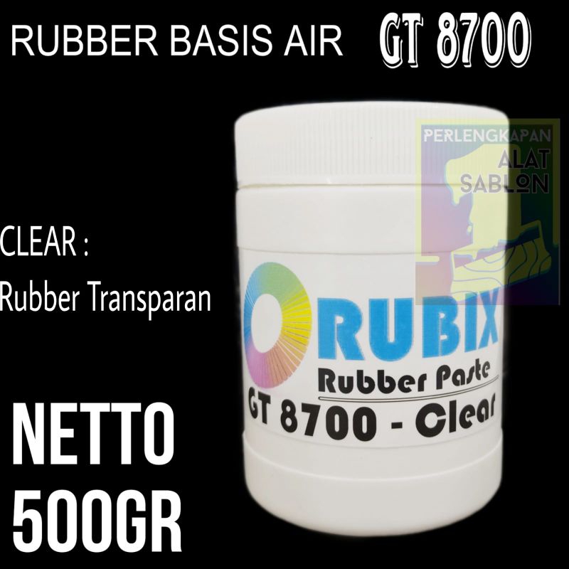 TINTA SABLON RUBBER CLEAR TRANSPARANT GT 8700 500GR