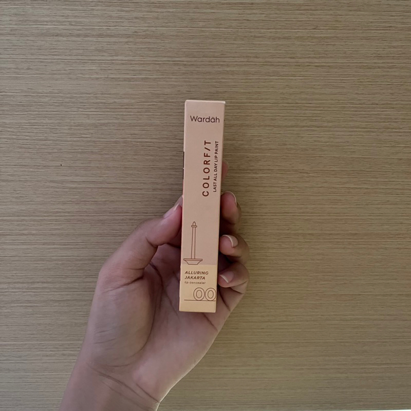 PRELOVED Wardah colorfit Lip Concealer shade 00 Alluring Jakarta