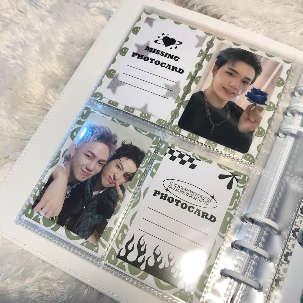 Custom Missing Photocard Wishlist / Custom Binder Filler
