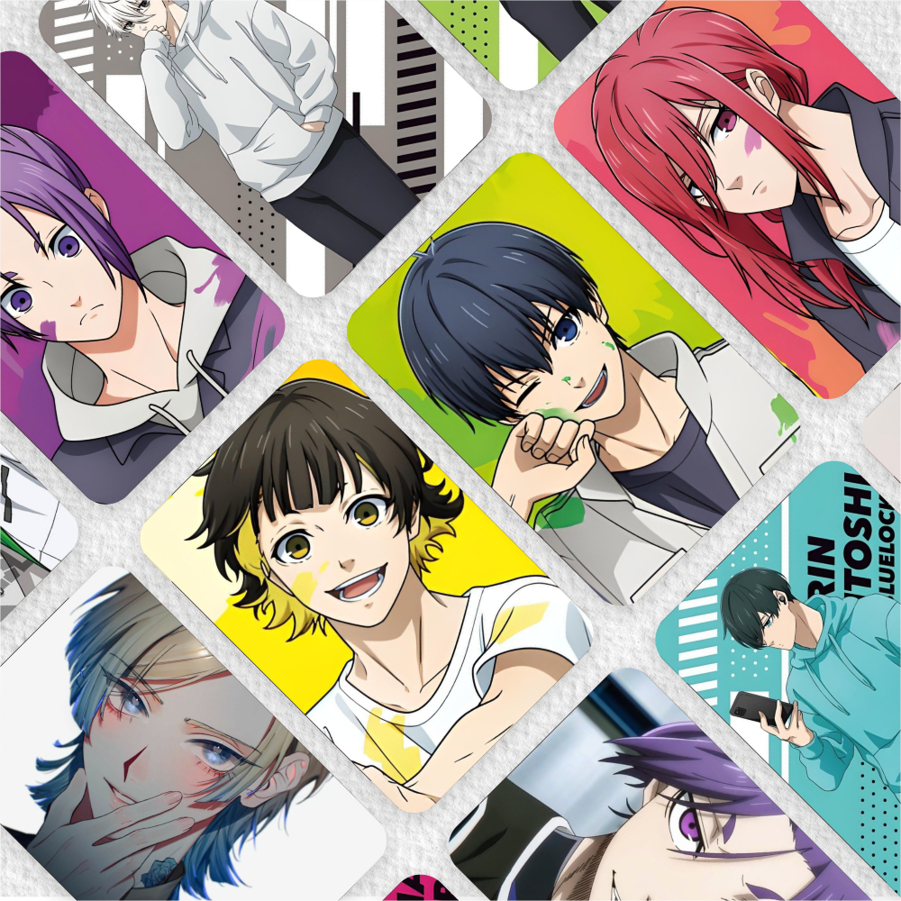 Photocard BLUE LOCK  | Photocard Anime/blue ock/photocard anime/murah/isagi/kaiser/bachira