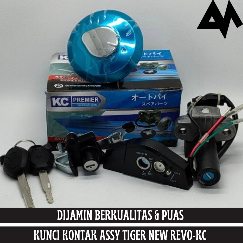 Kunci Kontak Assy Komplit Sadel Tiger Revo New Ori Original Kc