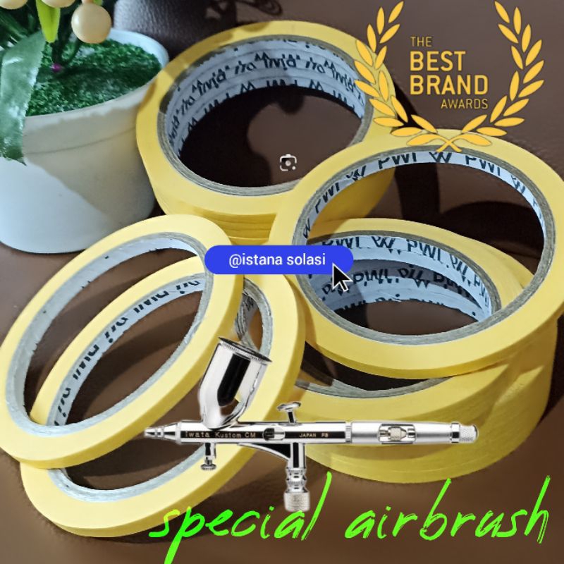 

Masking tape solasi kertas spesial air brush 0,5mm