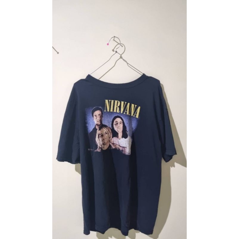 kaos band vintage nirvana