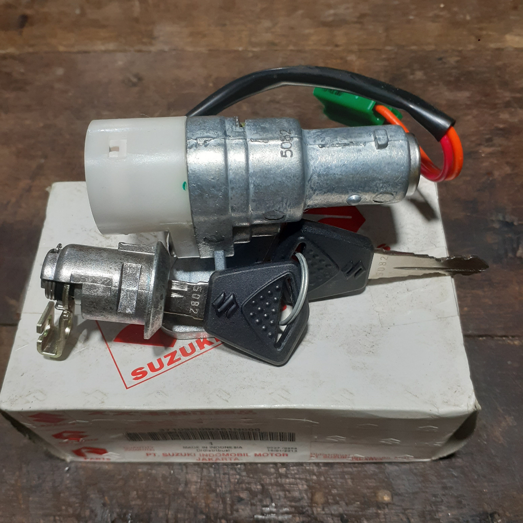Kunci Kontak Set Key Set Suzuki Spin 125 37109B09G61N000 100% Original Asli SGP.