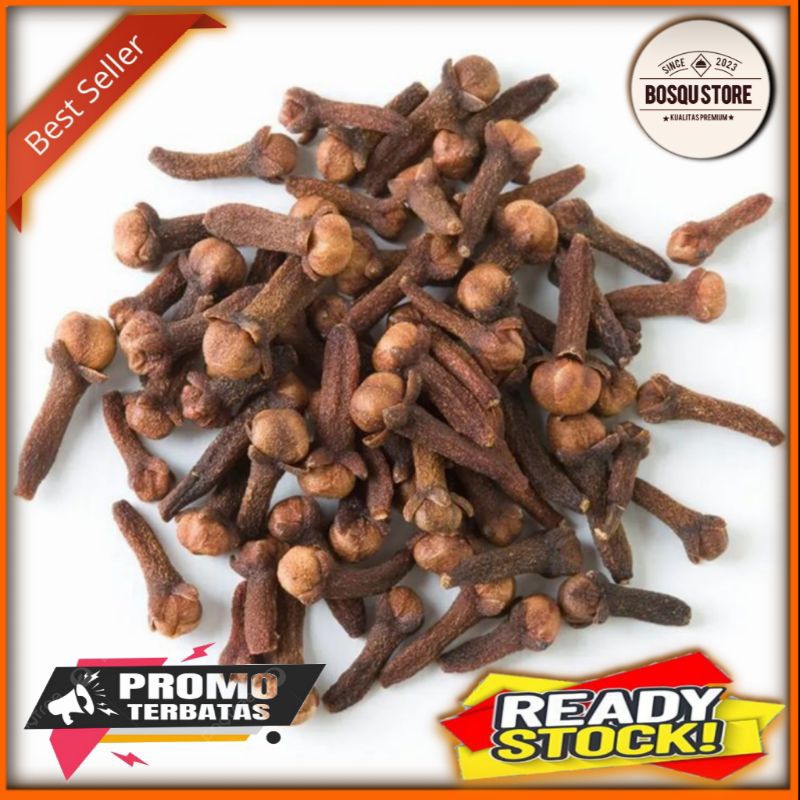 

Cengkeh kering bersih / 50g / super premium / bumbu dapur & rempah rempah
