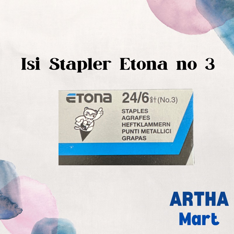 

ETONA - Isi Stapler No 3 - Pak