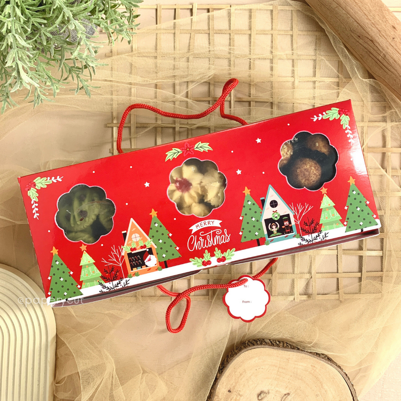 

Box Toples Kue Bolu Cookies 3 Jar Natal / Christmas 28.5 x 11 x 10 cm