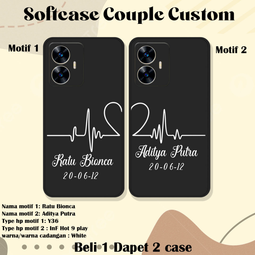 Softcase COUPLE - Casing  COUPLE  - Case  COUPLE  -Casing Handphone - Silikon  COUPLE  - Pelingdung 