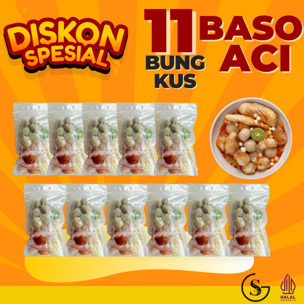 

[IBOOMING ] PAKET BASO ACI 11 BUNGKUS SI PALING HEMAT HOTPOT INSTAN Kaldu Kuah