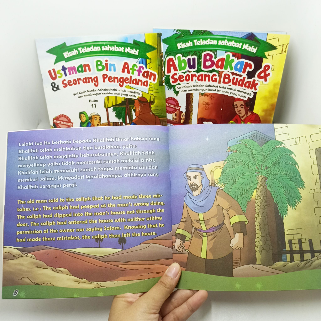 

Edukatoys Buku Edukasi Belajar Membaca Kisah Nabi teladan Billingual Seri Kisah Teladan