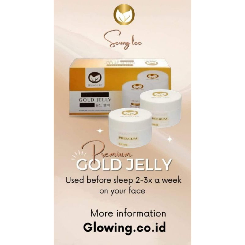 seung lee gold jelly 50gr asli original