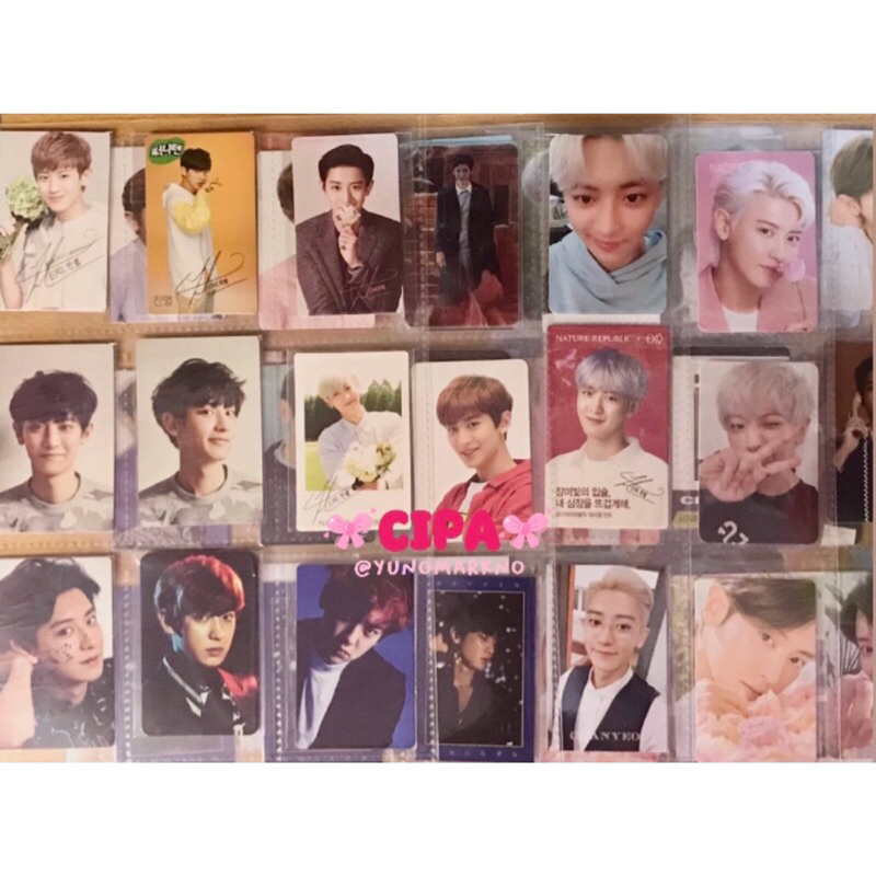 PHOTOCARD CHANYEOL BAEKHYUN SEHUN KAI EXO RARE FULLSET PAIRING FIGURE KEYRING APM DICON MAGAZINE NAT