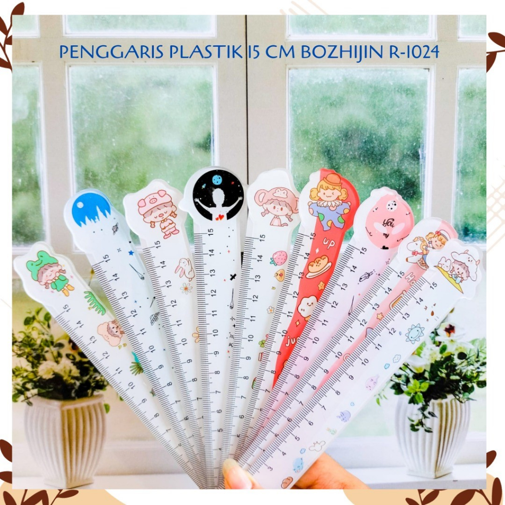 

PENGGARIS PLASTIK 15 CM BOZHIJIN R-1024 RULER MISTAR PLASTIC ALAT TULIS KANTOR SEKOLAH MURAH TERMURAH COD