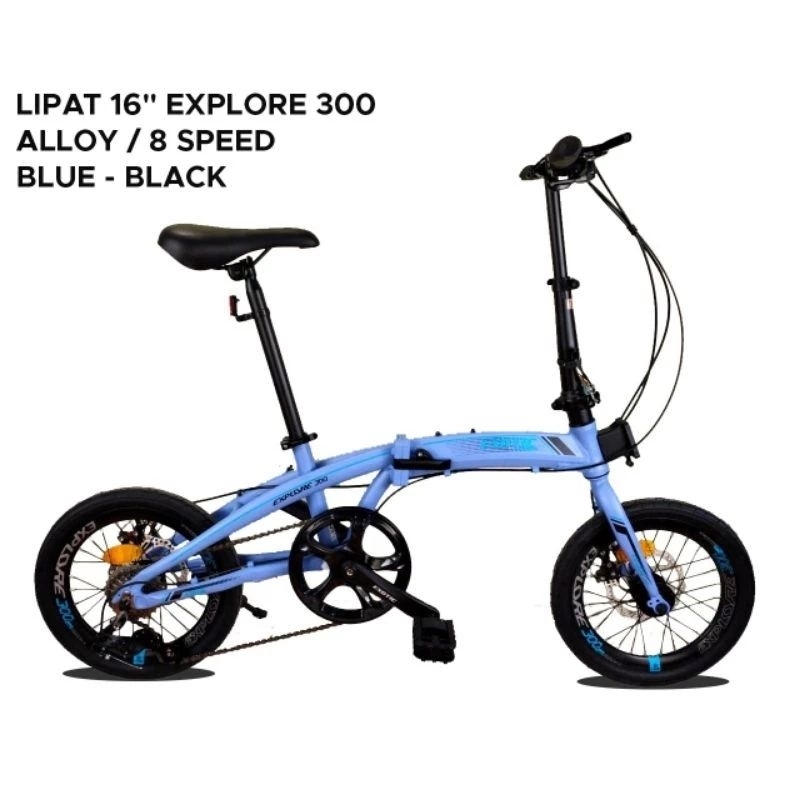 Sepeda Lipat 16 20 inch alloy exotic explore 100 300 folding bike Pacific