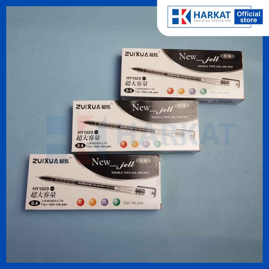 

12 Pcs Bolpoint gel ZUIXUA / PEN GEL / BOLPOIN MURAH ZUIXUA