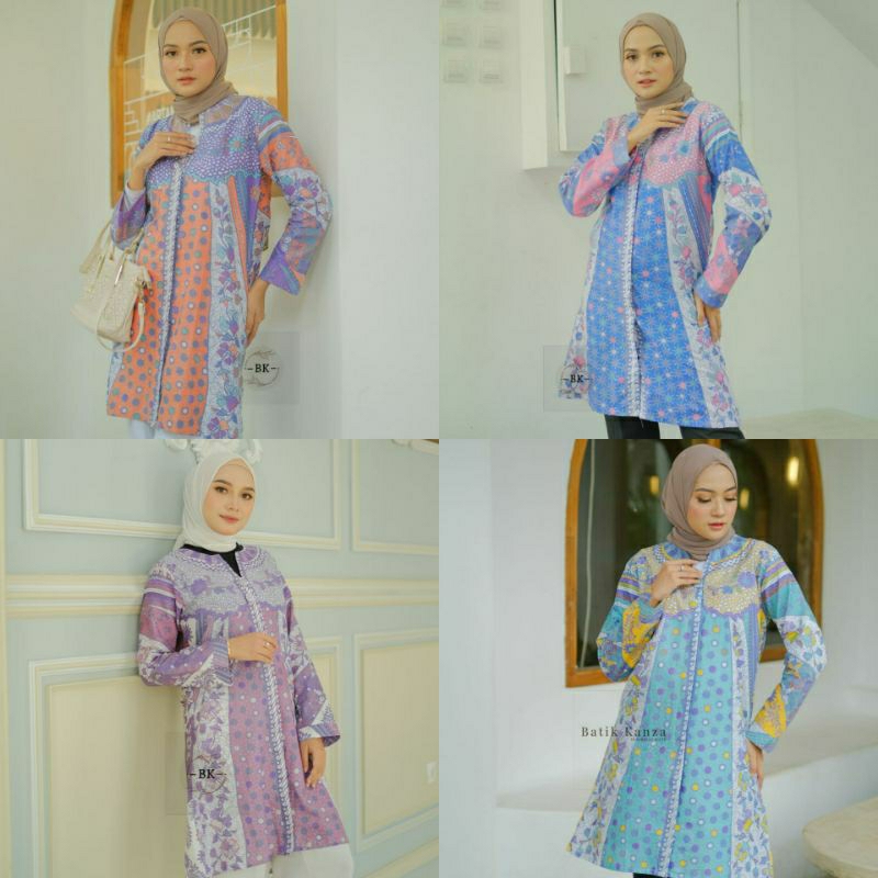 Tunik batik terbaru tunik batik wanita modern tunik batik jumbo tunik batik premium