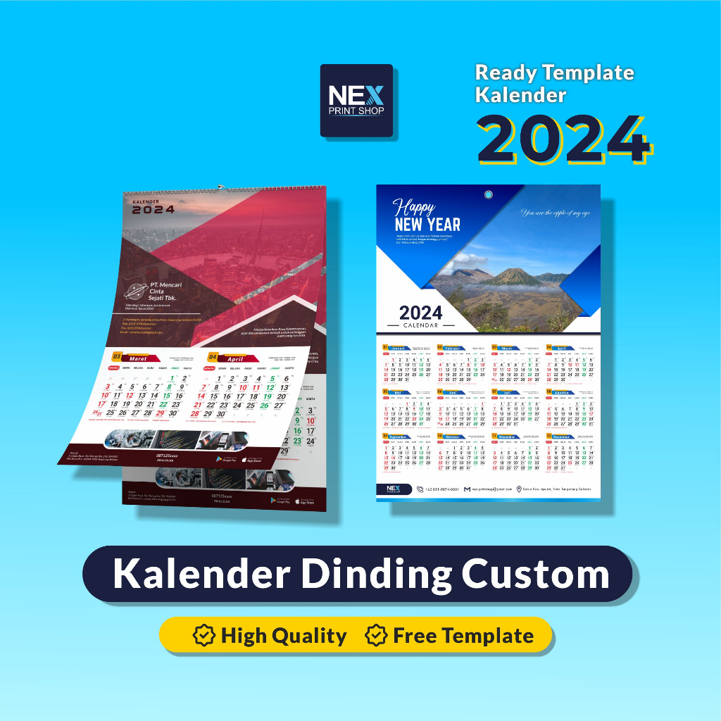 

Cetak Kalender Dinding / Gantung Custom A3