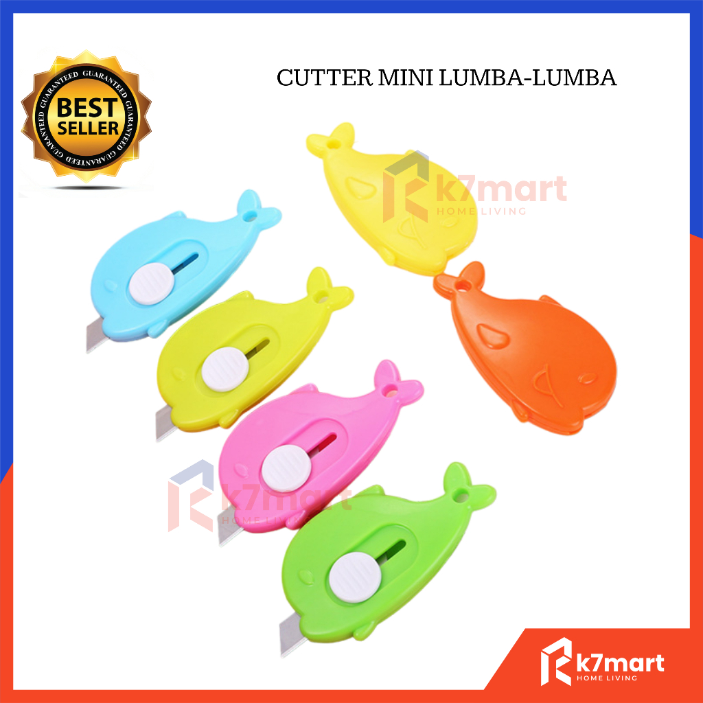 

K7MART PISAU CUTTER MINI KARAKTER / PISAU KATER PACKING UNBOXING PAKET KECIL / PISAU PEMOTONG KERTAS MINI KANTOR ATK SEKOLAH TRAVEL PORTABLE KNIFE