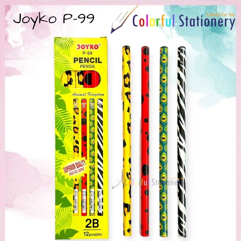 

Pensil 2B Joyko P-99 (12 Pcs)