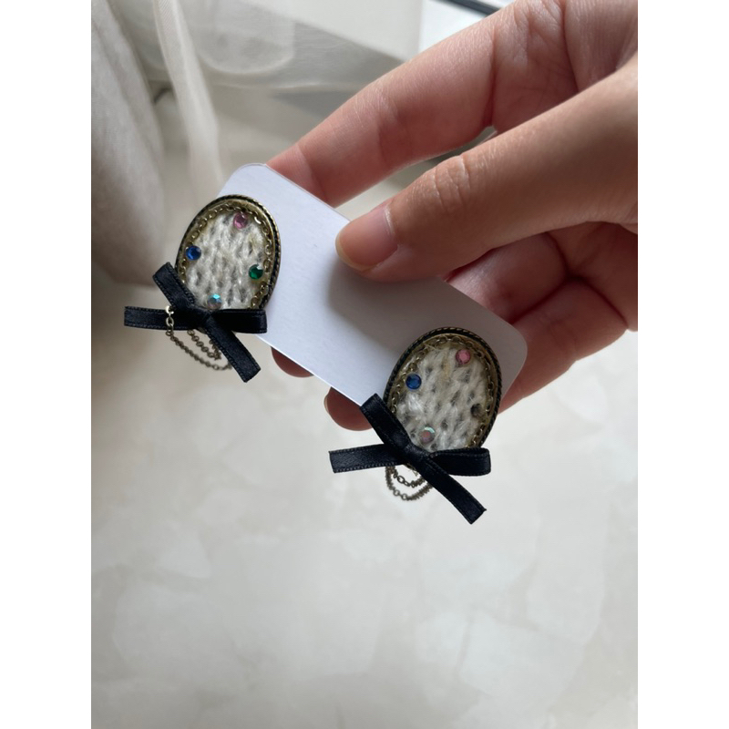 Vintage Y2K Earrings Earring Anting Korea