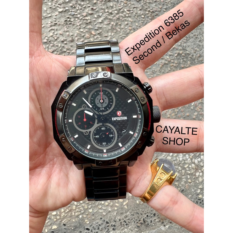 Expedition 6385 MCBEPBA Black Hitam Pria Second Bekas