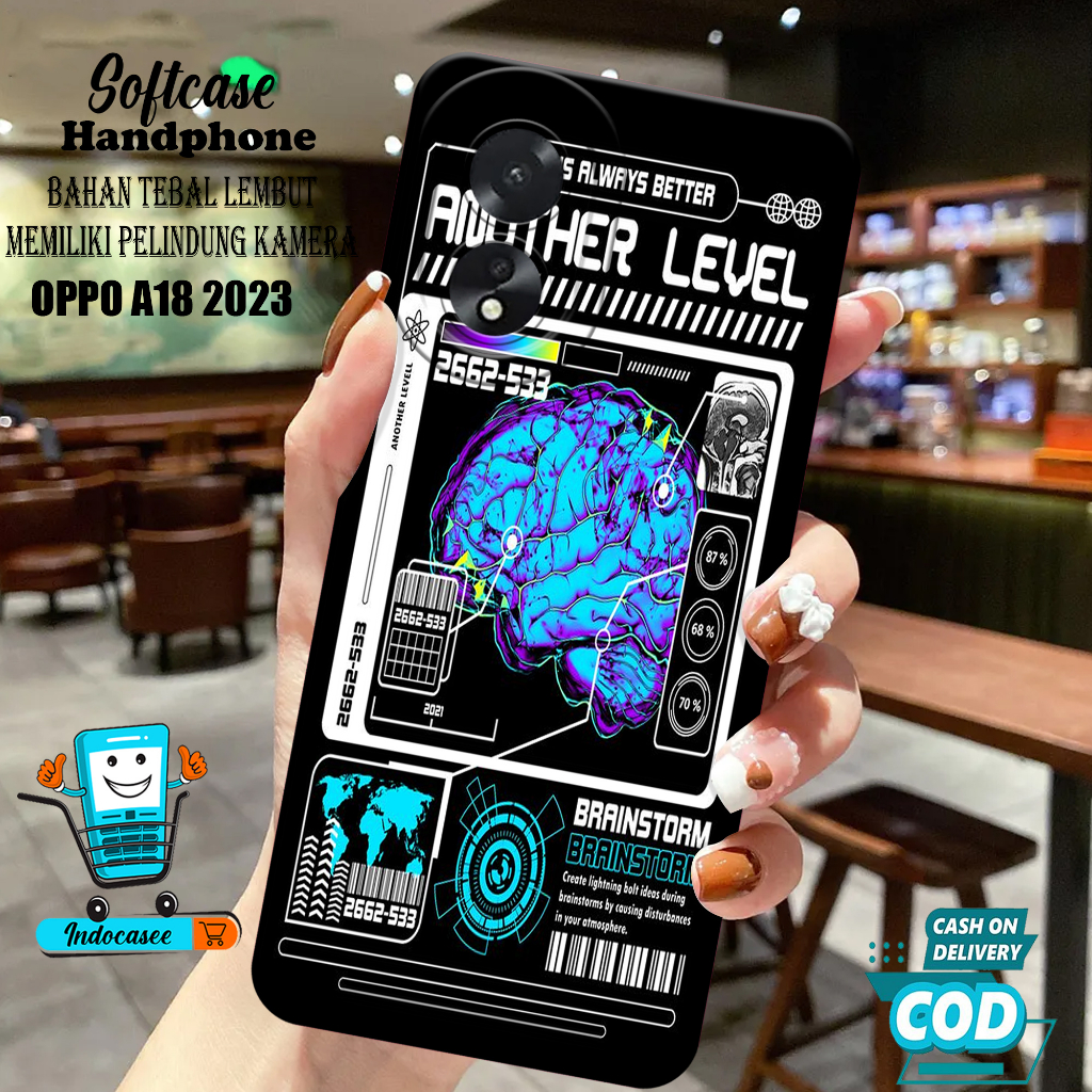 Kesing Hp OPPO A18 2023 - Softcase OPPO A18 2023  Terbaru - Casing OPPO A18 2023 - OPPO A18 2023 - S