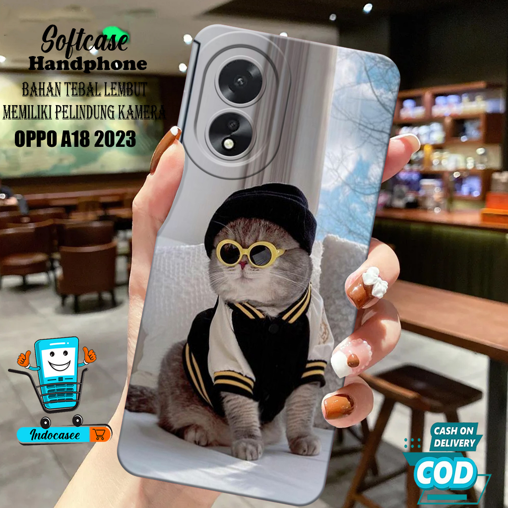 Kesing Hp OPPO A18 2023 - Softcase OPPO A18 2023  Terbaru - Casing OPPO A18 2023 - OPPO A18 2023 - S