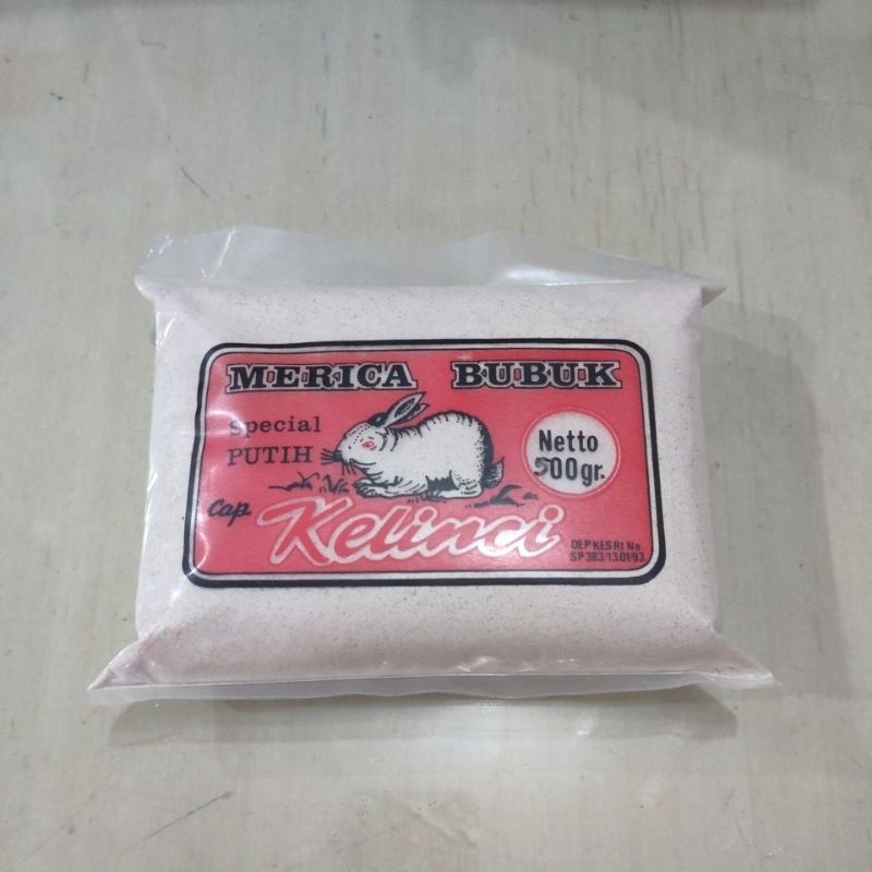MERICA BUBUK PUTIH CAP KELINCI 500GR