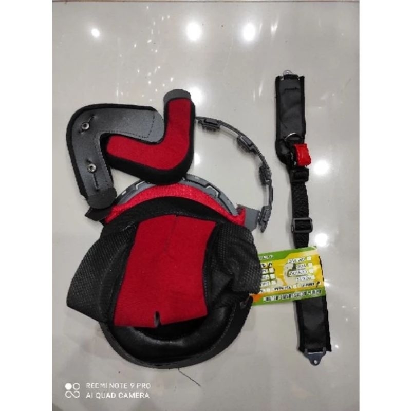 Busa helm kyt 2Vision Full set Kancing besik + tali helm kyt 2Vision