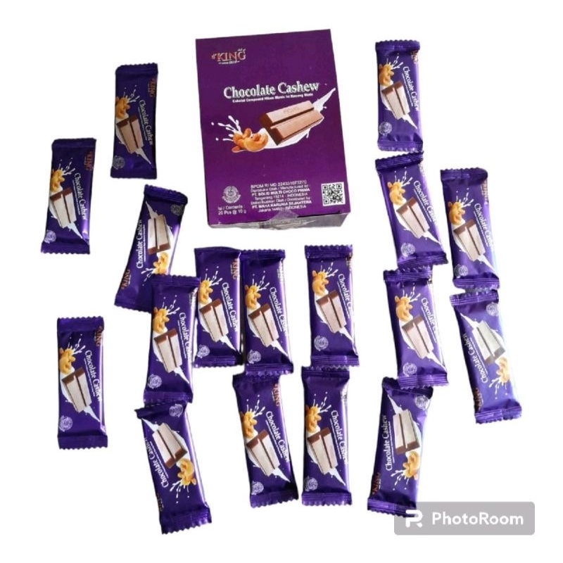 

Coklat cashew hitam manis isi kacang mede isi 20 pcs