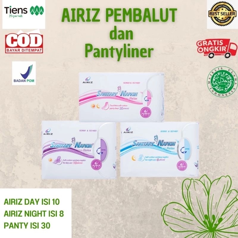 PANTYLINER TIENS TIANSHI PEMBALU HERBAL KEPUTIHAN