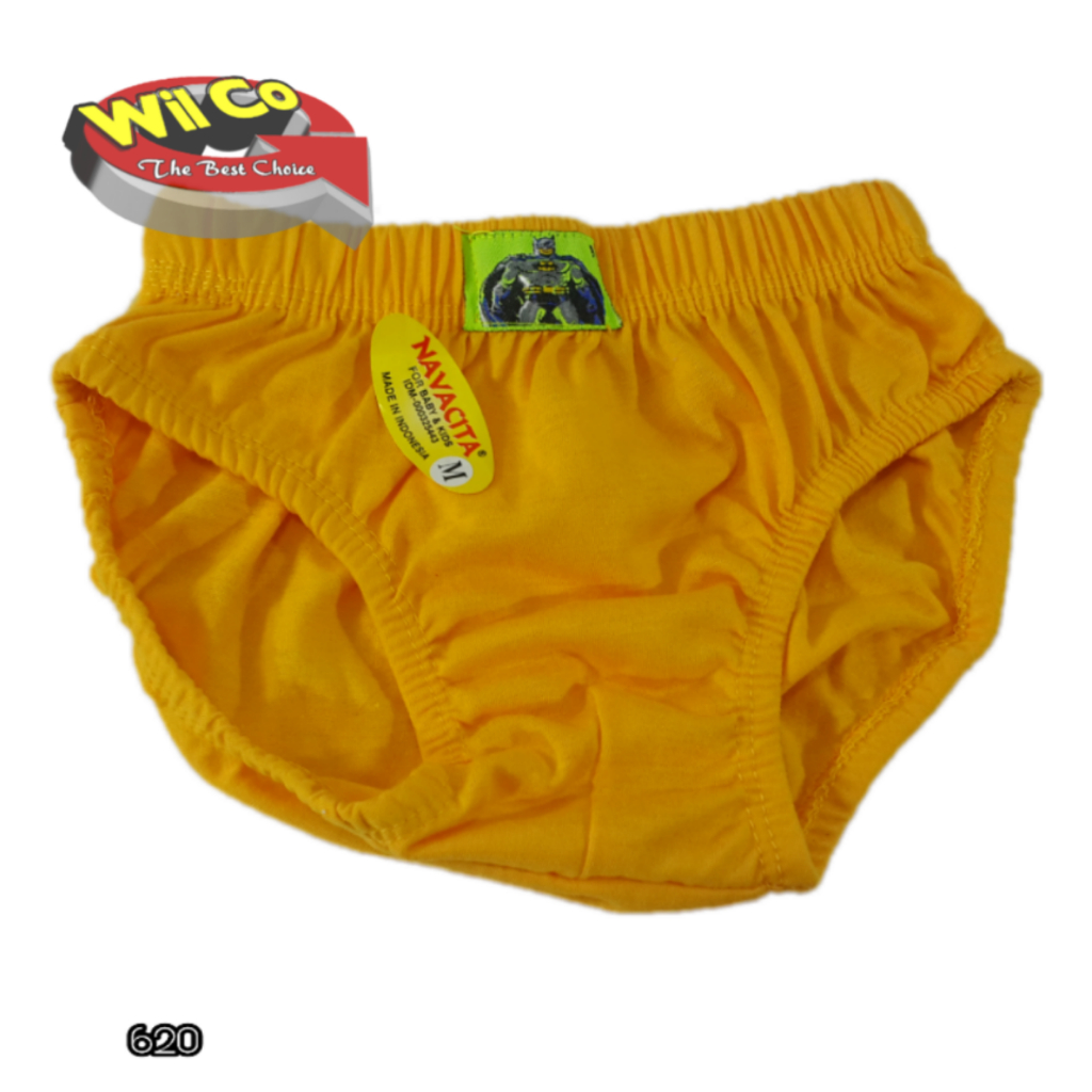 SM620 (Satuan) Navacita Celana Dalam Anak Laki Laki. Cd Anak Cowok Size S M L XL Usia 2-11 Tahun