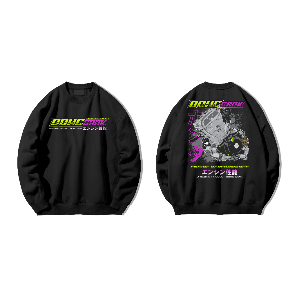 Jaket Sweater Racing DOHC GANK Big Size Jumbo