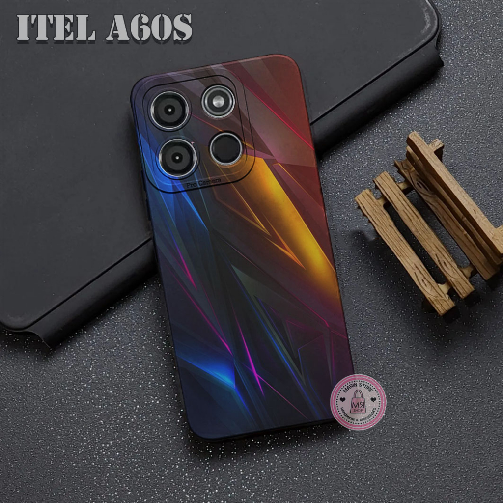 Case Procamera ITEL A60 / ITEL A60S  Silicone TPU Case Sofcase Fashion  CUTE AND KREN  Happy For Typ