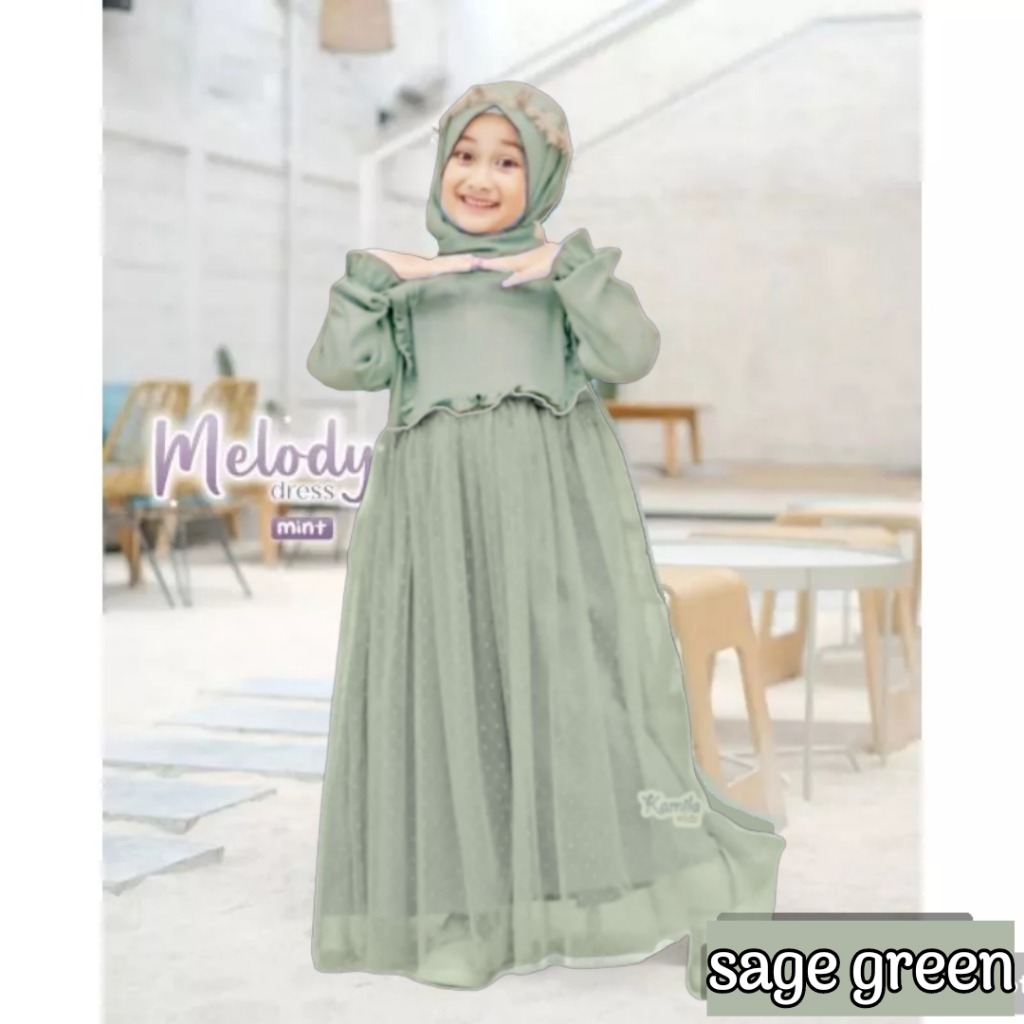 model gamis simpel elegan 2023 terbaru Baju muslim anak perempuan dress syari  setelan hijab baju mu