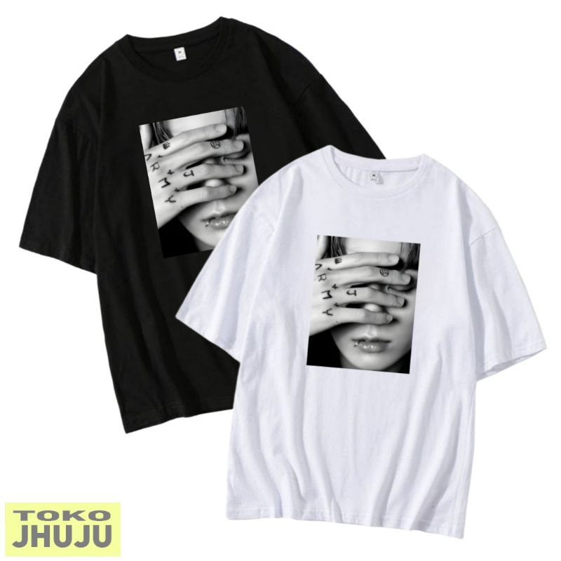 Baju Kaos Jungkook Bangtan Foto Pamer Tato Army JK