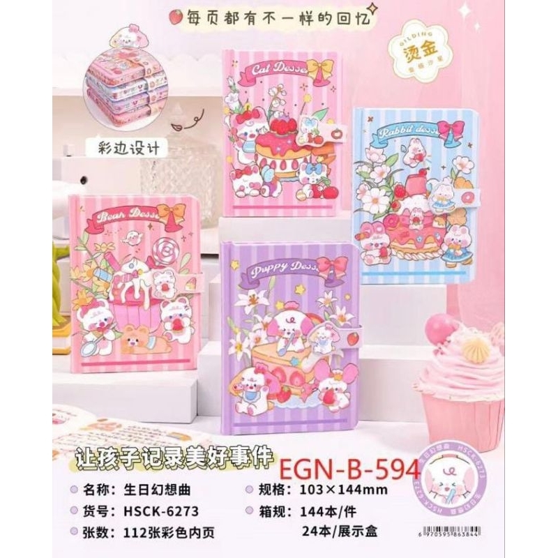 

DIARY NOTES BOOK KARAKTER / BUKU NOTES DIARY KARAKTER