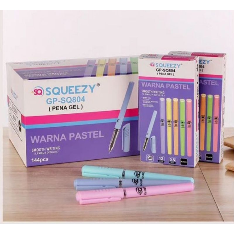 

Pulpen Gel SQUEEZY GP-SQ804 (12pc)