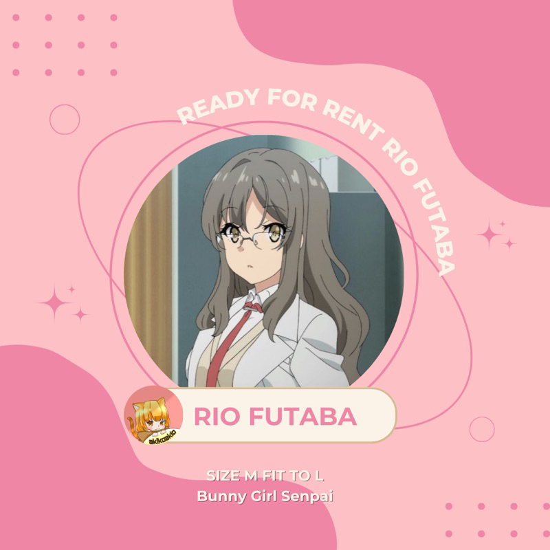 [READY FOR RENT] Rio Futaba from Bunny Girl Senpai Costume Cosplay
