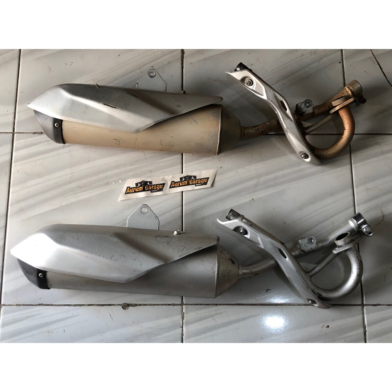 Knalpot silencer exhaust muffler pipa kawasaki KLX Dtracker new 150 L G BF SE Xtreme Ori Original sl