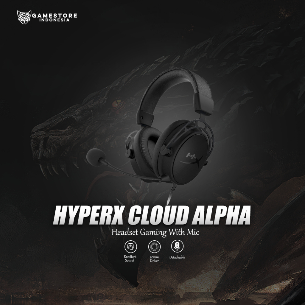 HyperX Headset Gaming Cloud Alpha With Mic