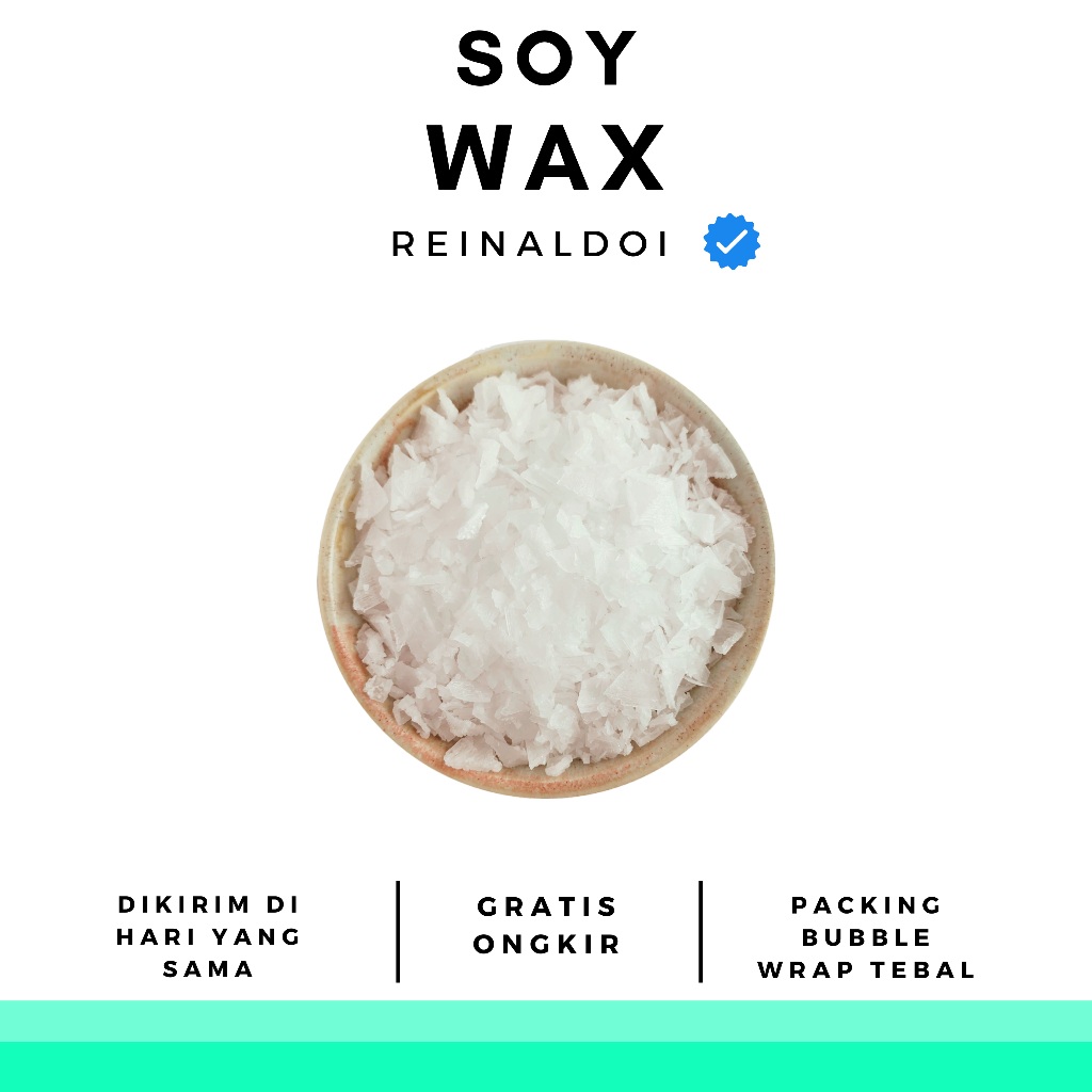 Soy Wax Flakes Soy Wax Candle Bahan Lilin 100 GR