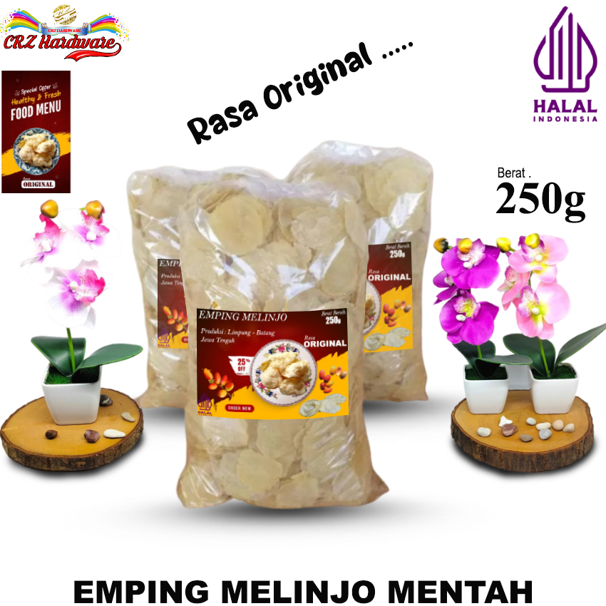 

EMPING MLINJO SUPER ASLI LIMPUNG 250 GRAM