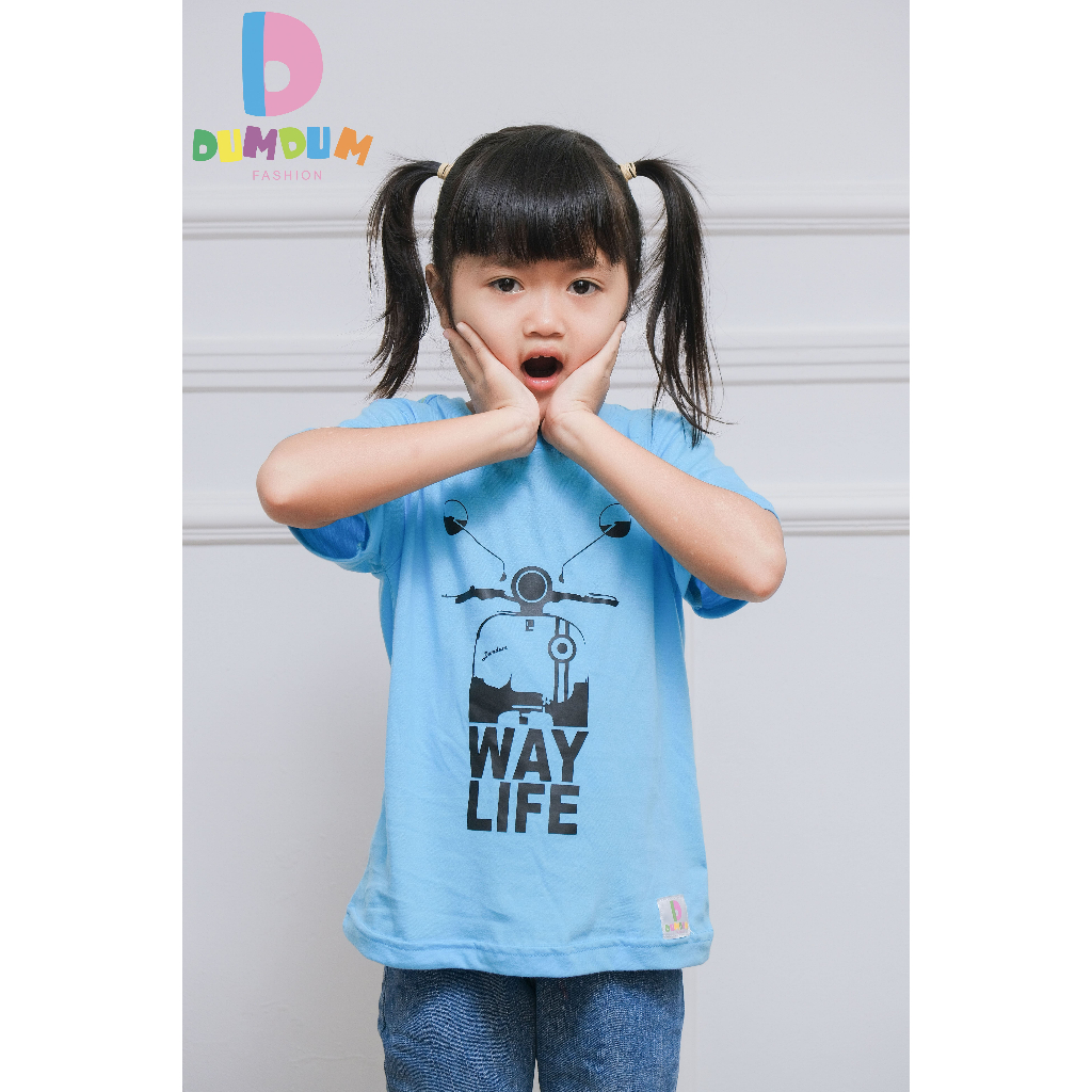 kaos anak Gambar Vespa | dumdum | kaos Murah | kaos katun | baju anak | baju bagus | kaos anak | tre