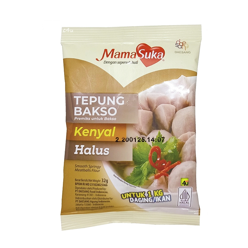 

Mamasuka - Premiks Tepung Bakso - 32gr