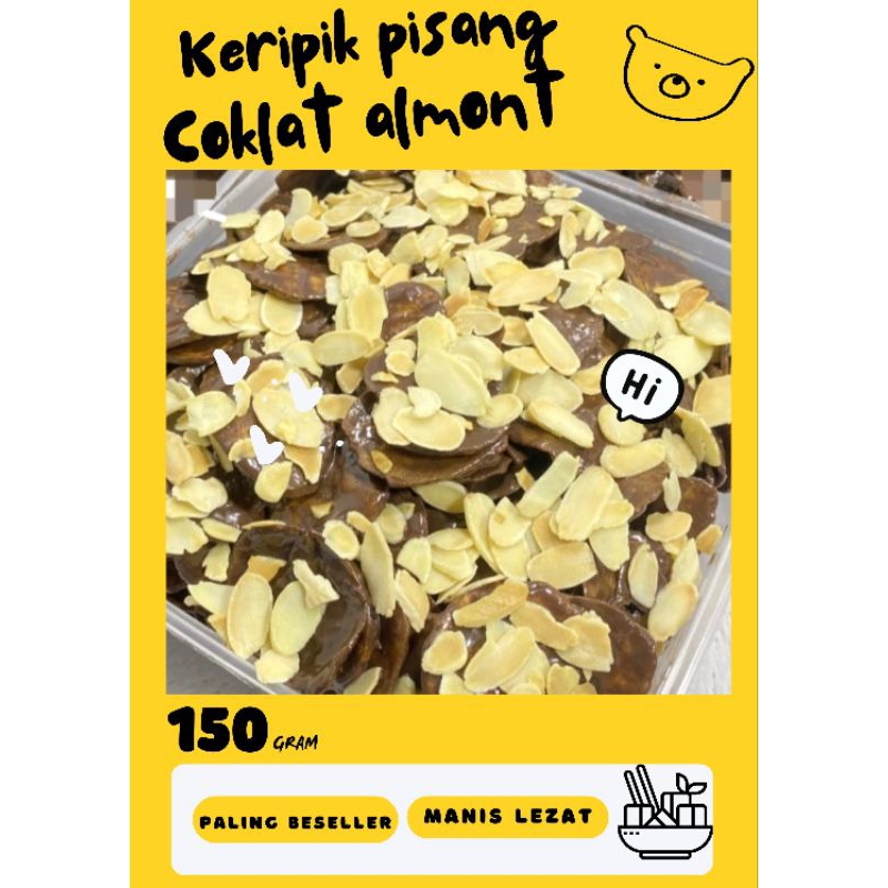 

KERIPIK PISANG COKLAT ALMONT LUMER / MATCHA/RED VELVET